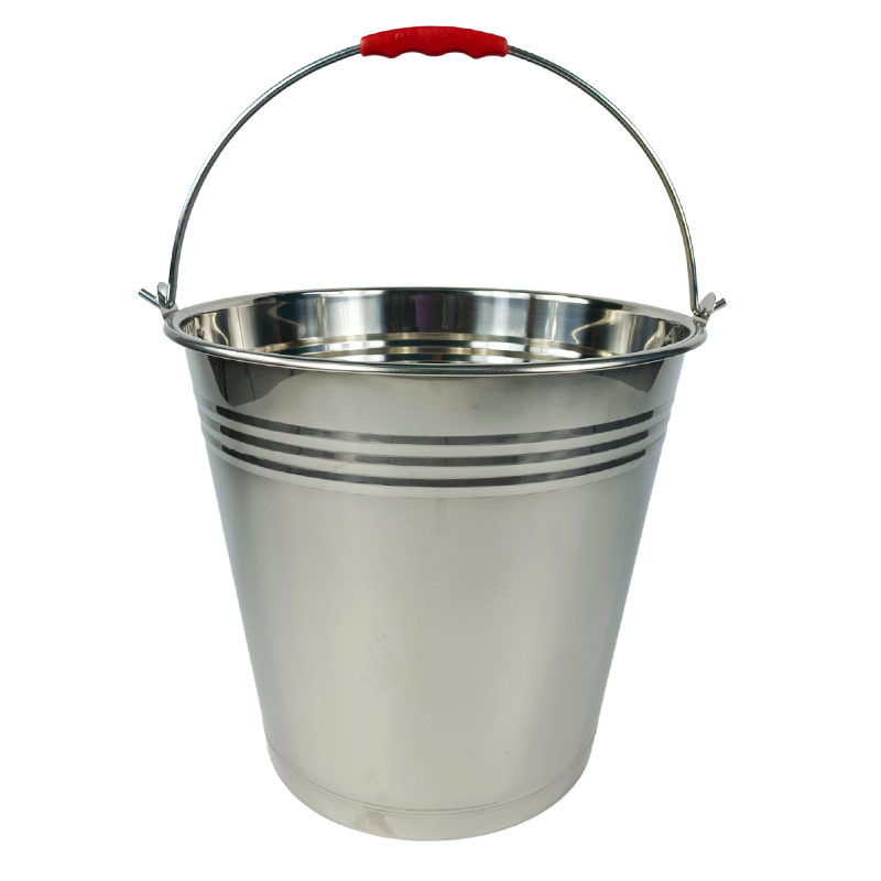 Stainless Steel Utility Bucket, Pail, 20L with Carry Handle