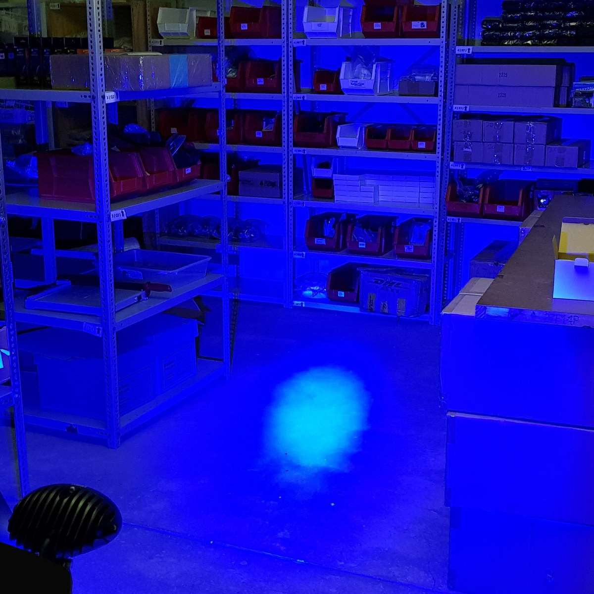 10W Blue Pedestrian Forklift Work Light