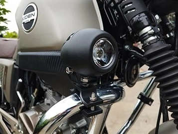 2 X 15W Motorbike Spot Light and Relay Wiring Harness COMBO