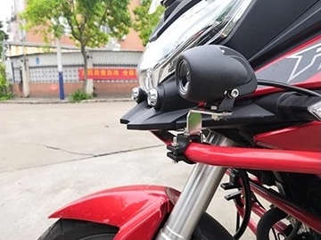 2 X 15W Motorbike Spot Light and Relay Wiring Harness COMBO