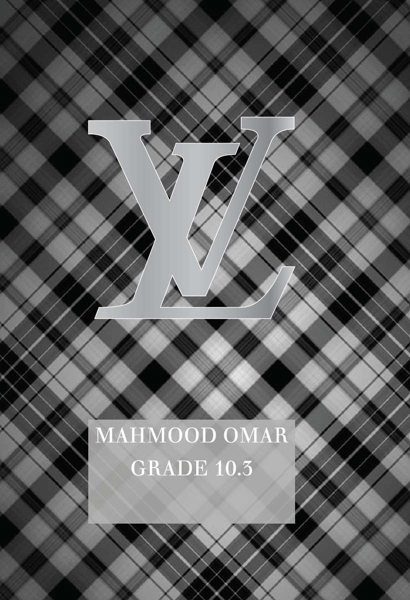Custom Book Covers (10) Part 1 - 7 Louis Vuitton (Checkered)