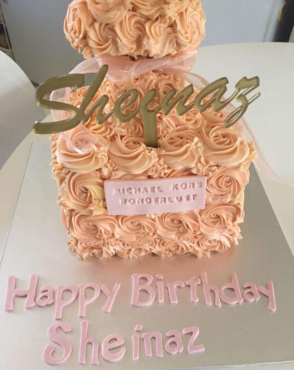 Custom Cake Topper (Acrylic) - Mirror Gold