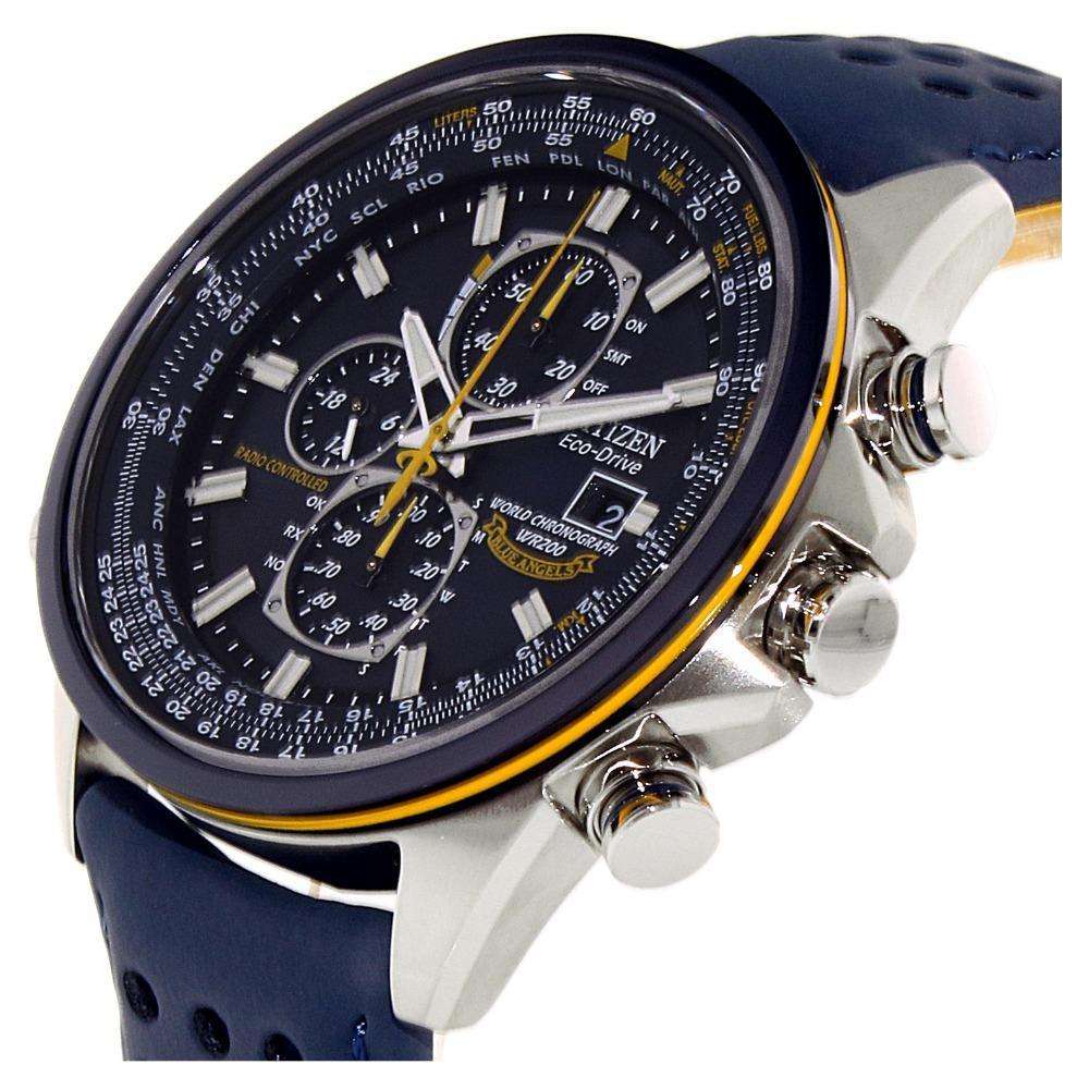 CITIZEN Eco Drive Blue Angels World Chronograph Men's Watch