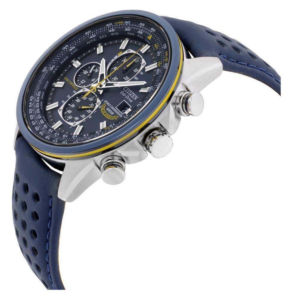 CITIZEN Eco Drive Blue Angels World Chronograph Men's Watch