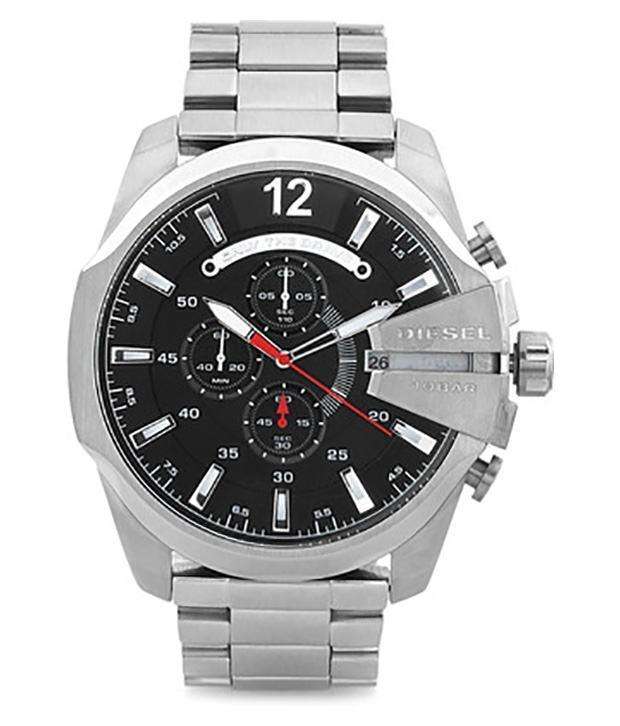 DIESEL Chief Chronograph Black Dial Stainless Steel Men's Watch