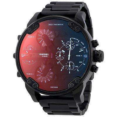 DIESEL Mr. Daddy 2.0 Black Dial Men's Chronograph Watch