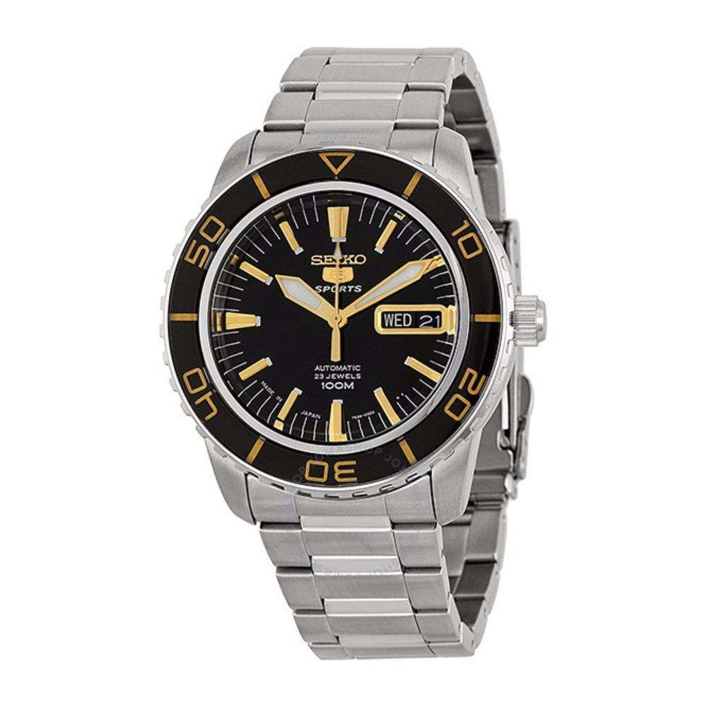 SEIKO Fifty Five Fathoms Automatic Black Dial Stainless Steel Men's Watch