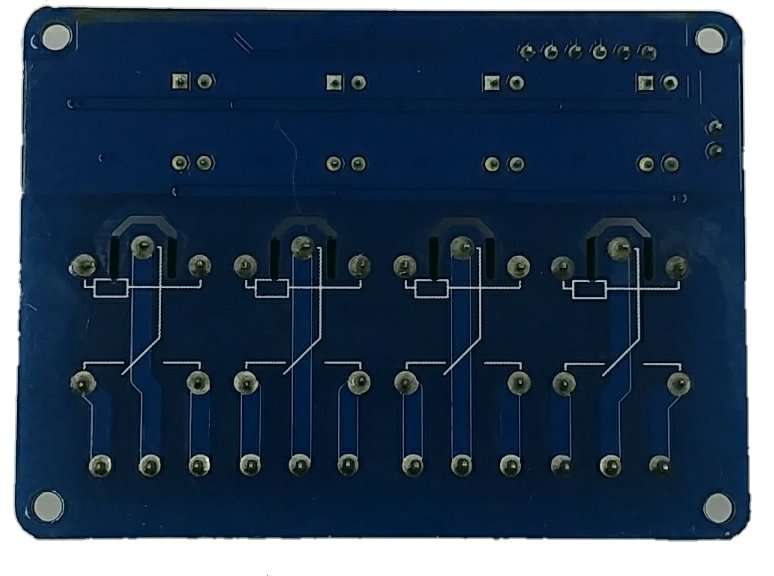 4-Channel Opto-Isolated Relay Module 10A