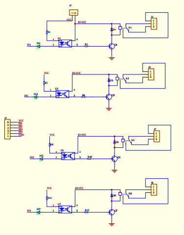 4-Channel Opto-Isolated Relay Module 10A