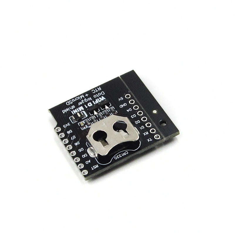 Wemos D1 Mini Data Logger Shield + RTC DS1307