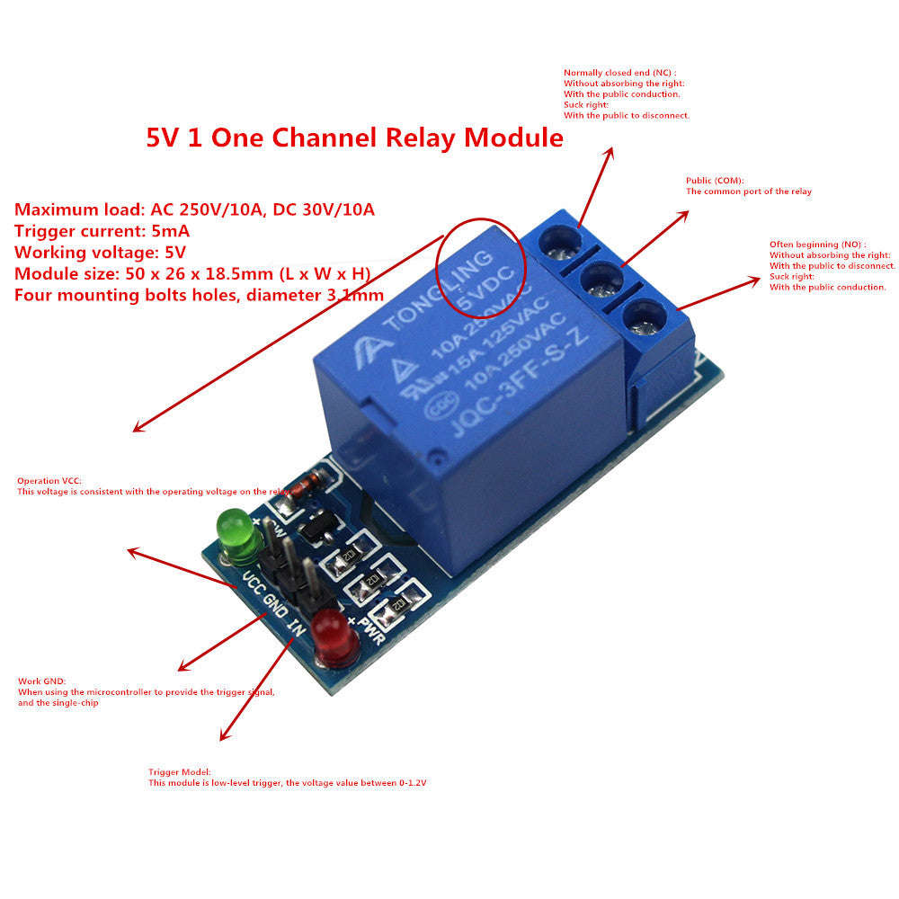 1 Channel Relay Module