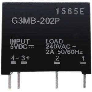 Solid State Relay Module G3MB-202P PCB SSR In 5V DC Out 240V AC 2A