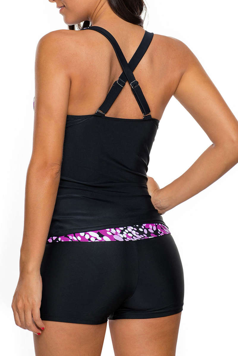 Tankini Bathing Suit Swimwear - LARGE