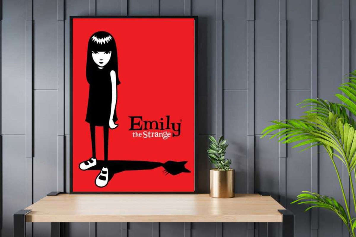 Emily The Strange Poster - Cat Shadow poster