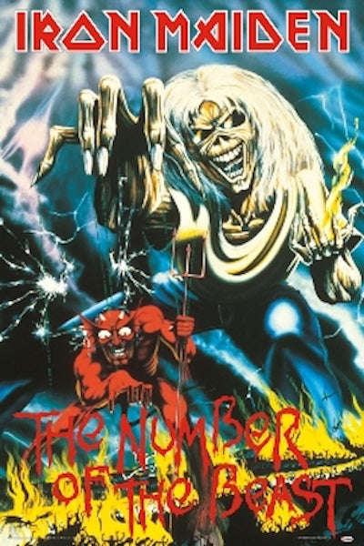 Iron Maiden - Number of the Beast Poster