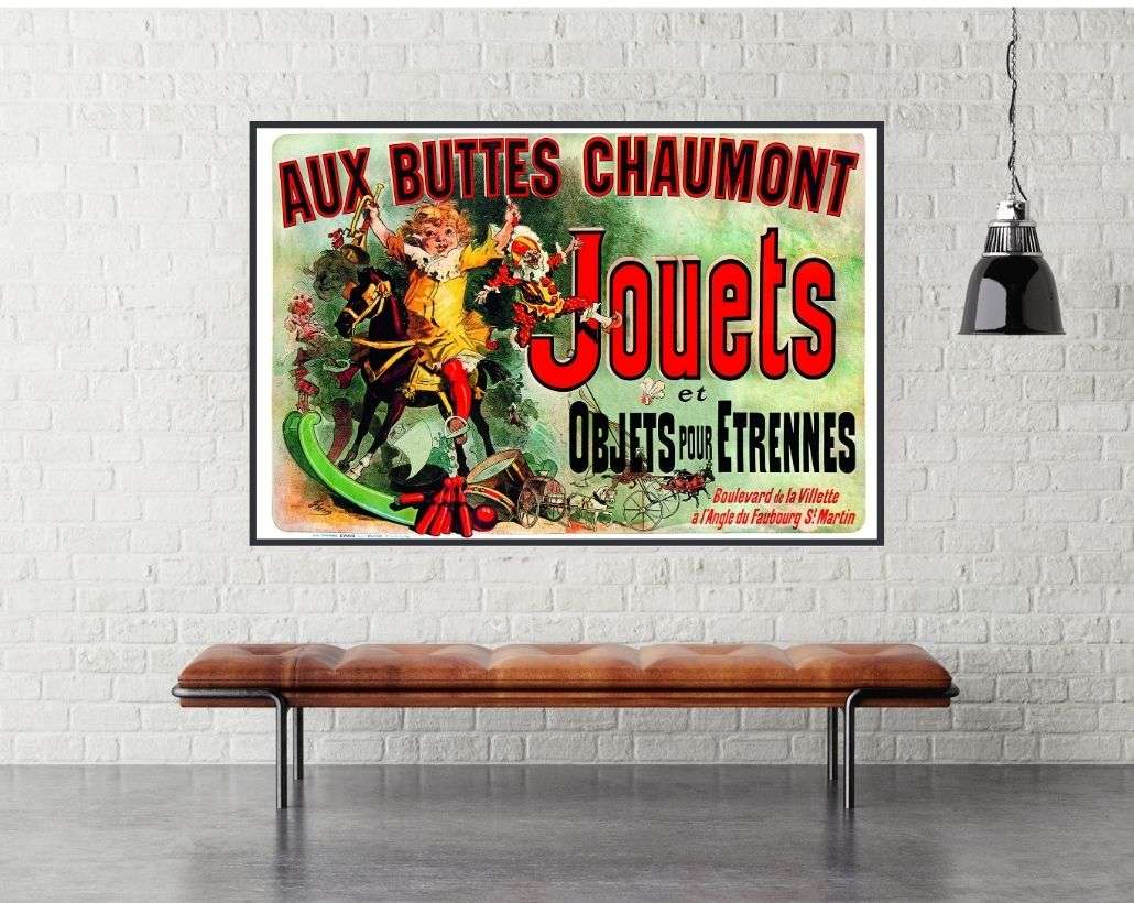 Aux Buttes Chaumont Jouets - Friends - Poster
