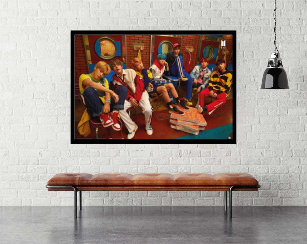 BTS K-Pop: Pizza Poster