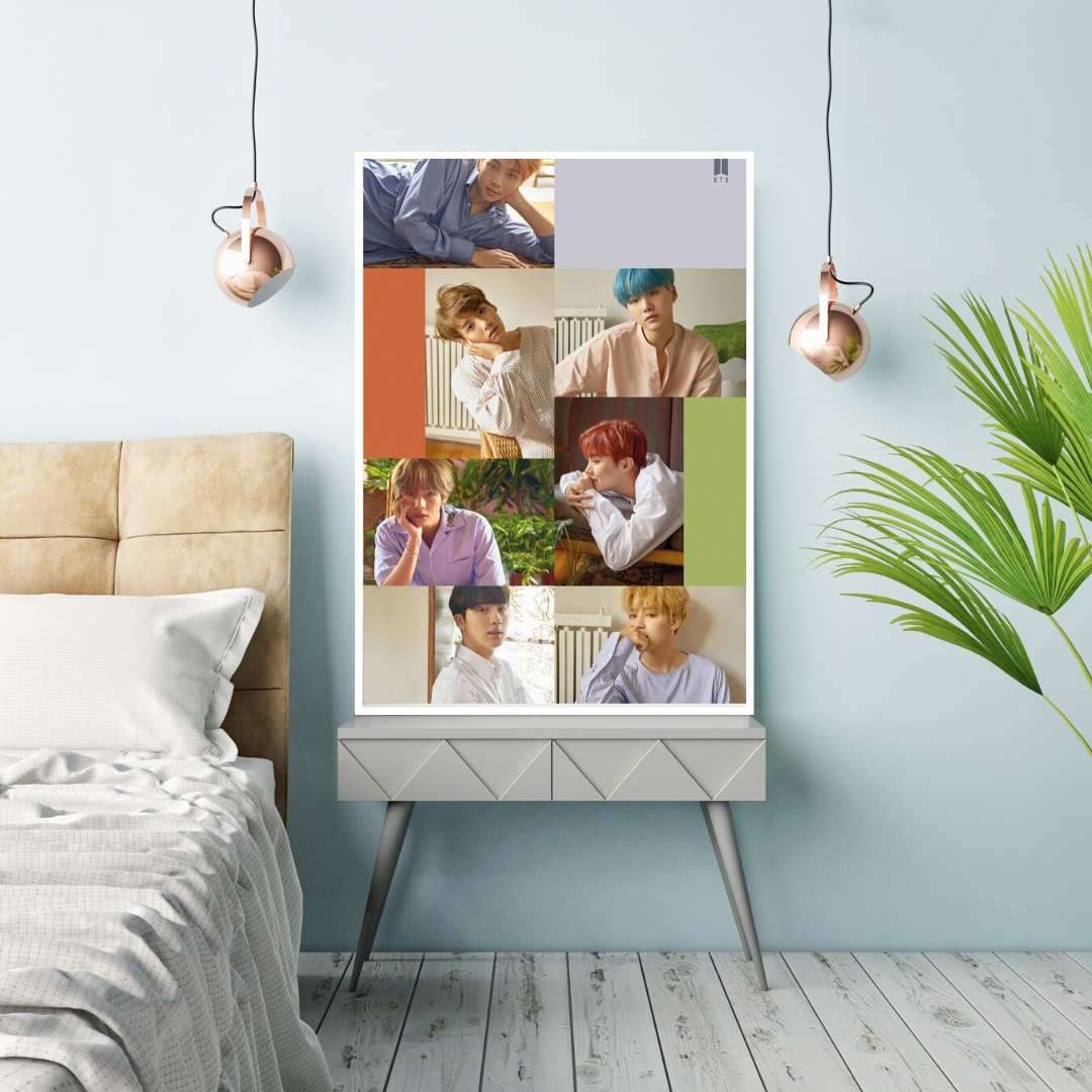 BTS Collage - K-pop Poster