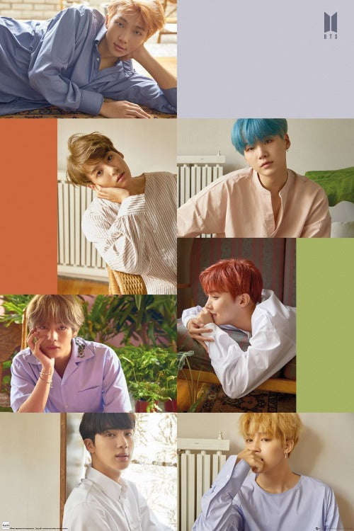 BTS Collage - K-pop Poster