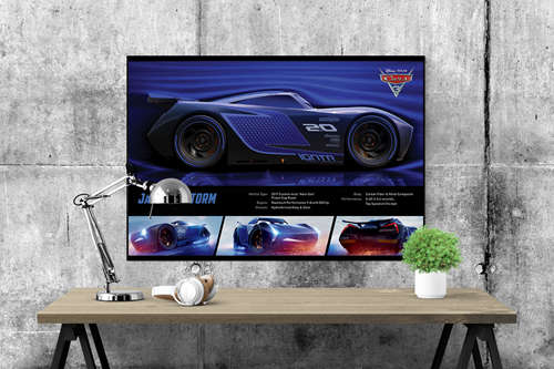 Cars 3 - Jackson Storm - Poster