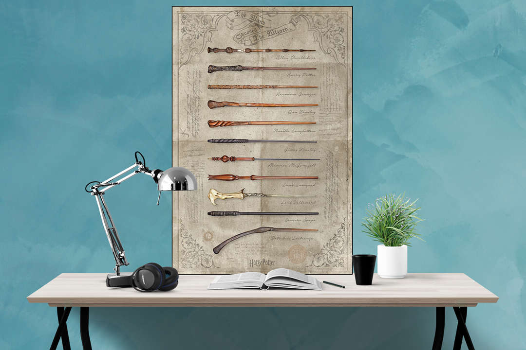 Harry Potter Wands Poster