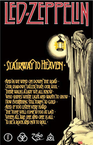 Led Zeppelin - Stairway to Heaven - Poster - Poster only