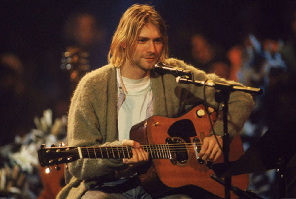Nirvana - Kurt Cobain Unplugged - Poster - Poster only
