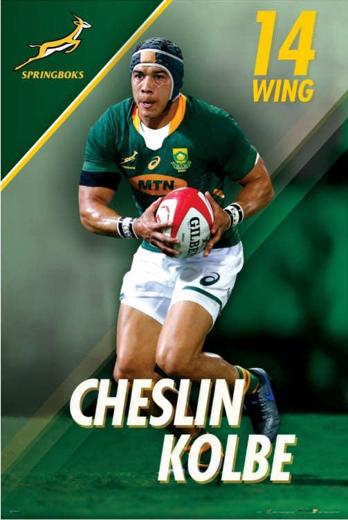 Cheslin Kolbe - Springbok Rugby Poster