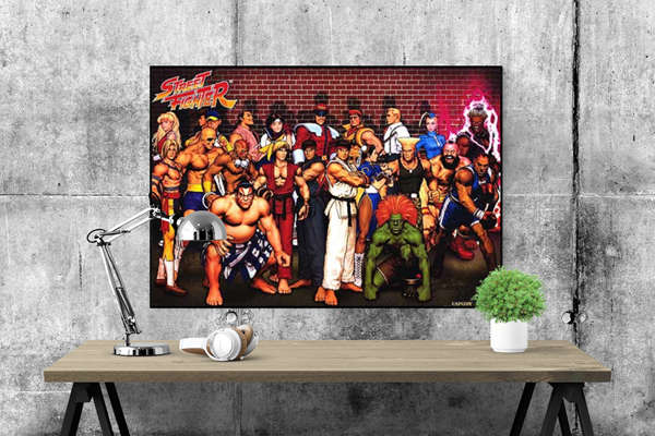 Retro Street Fighter Poster - Poster only