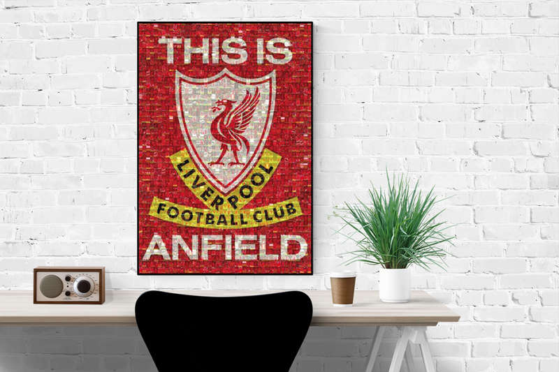 Liverpool - This is Anfield Mosaic - Poster - Poster only