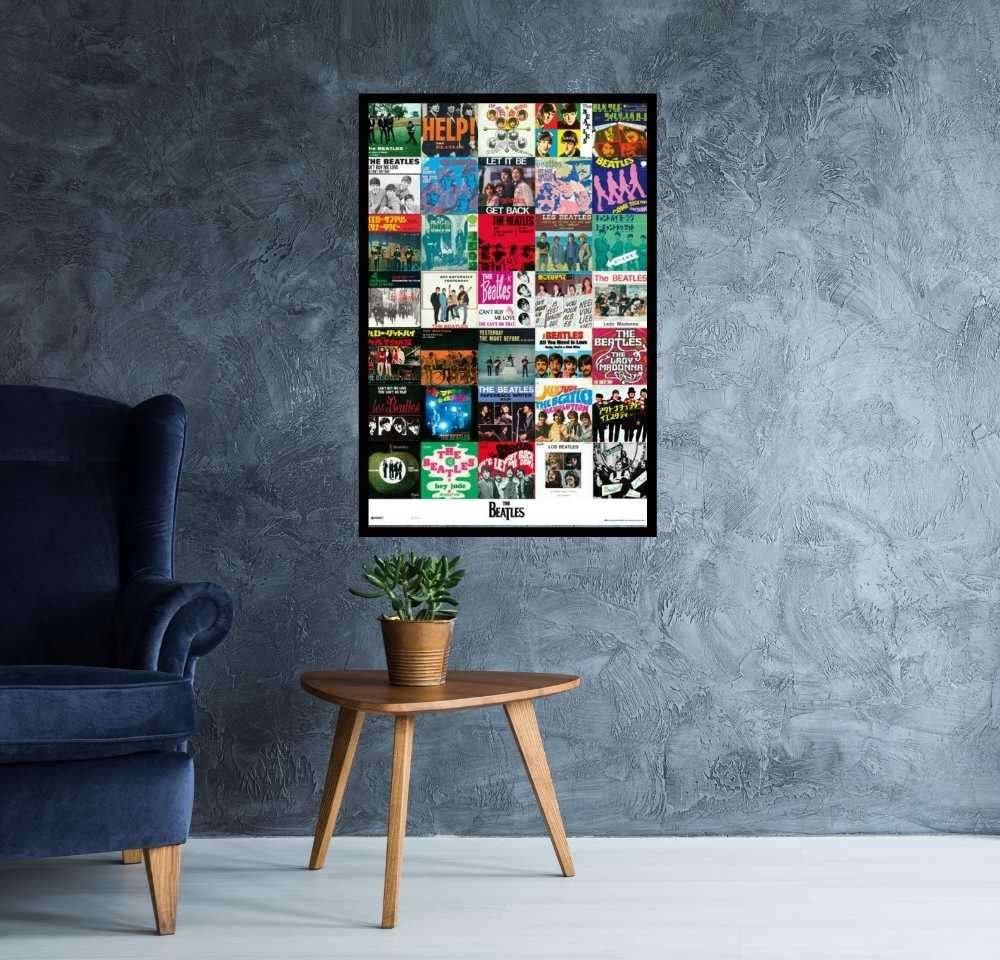 The Beatles Greatest Singles Poster