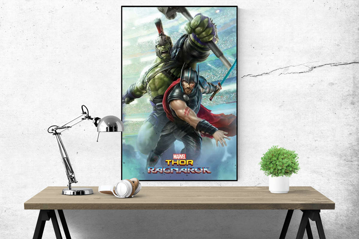 Thor & Hulk - Ragnarok - Poster - Poster only