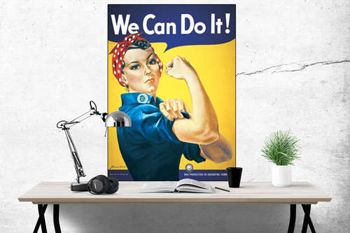 We Can Do It - Howard Miller Poster