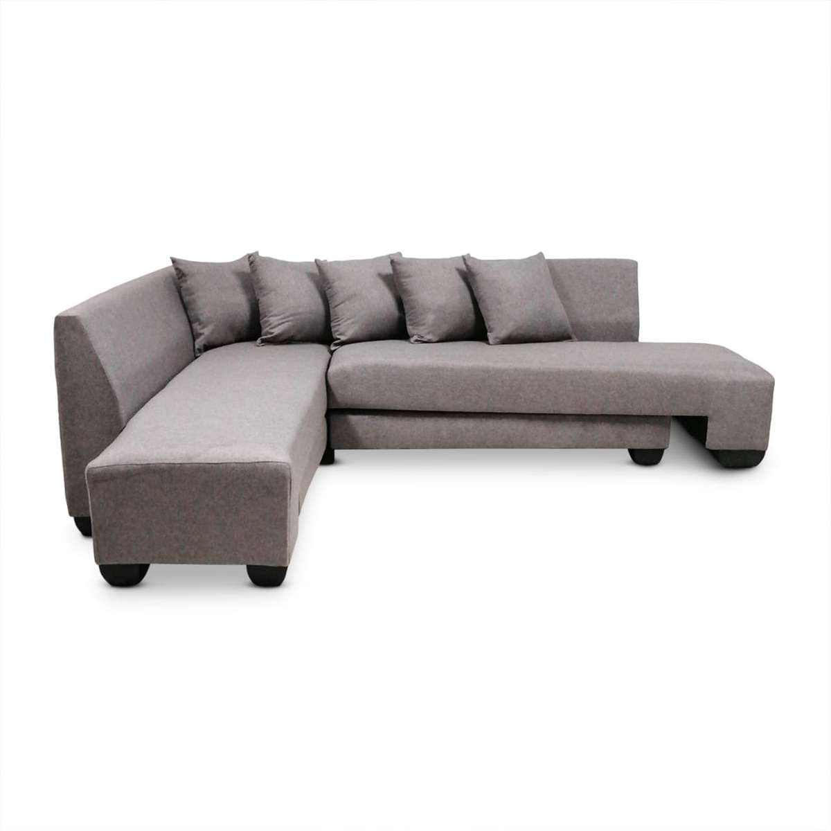Corner Sleeper Couch - Grey Poly Linen