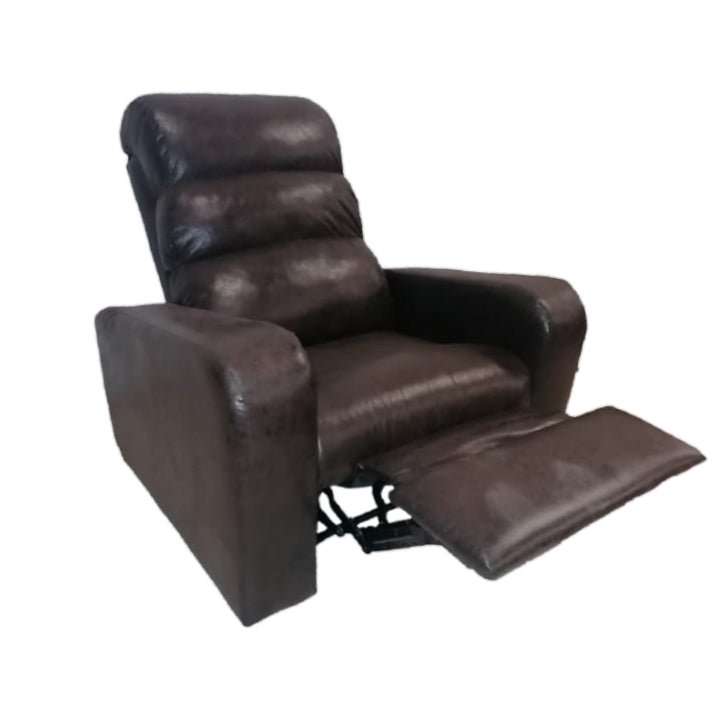 Recliner Single Seat - Light Buffalo Suede