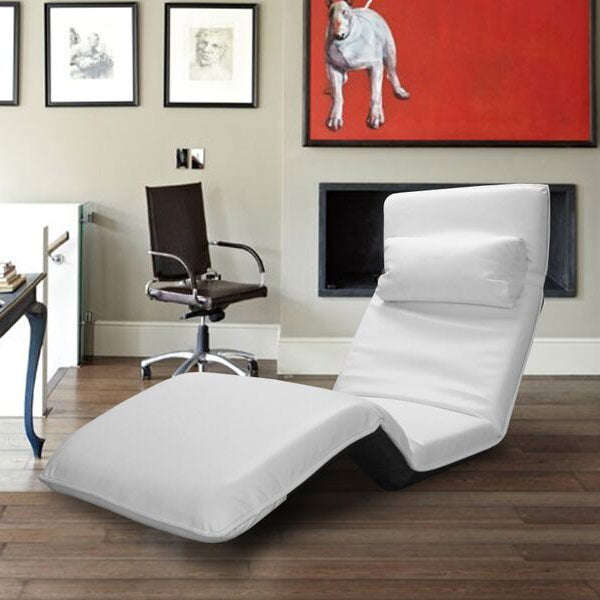 Memoy Foam Chair Lrg - White