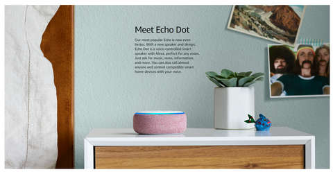 ECHO DOT (3RD GEN) - SMART SPEAKER WITH ALEXA - CHARCOAL