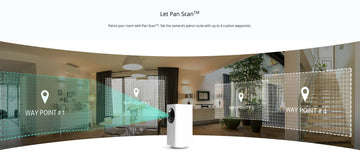 Wyze Cam Pan 1080p Wi-Fi Indoor Smart Home Camera with Night Vision and 2-Way Audio