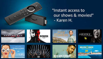 FIRE TV STICK WITH ALEXA VOICE REMOTE, STREAMING MEDIA PLAYER