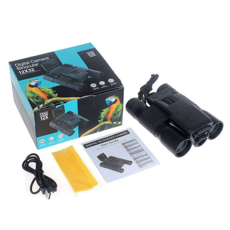 IPRee 12x32 Digital Video Camera Binocular HD 1280X720 Bird Watching Telescope
