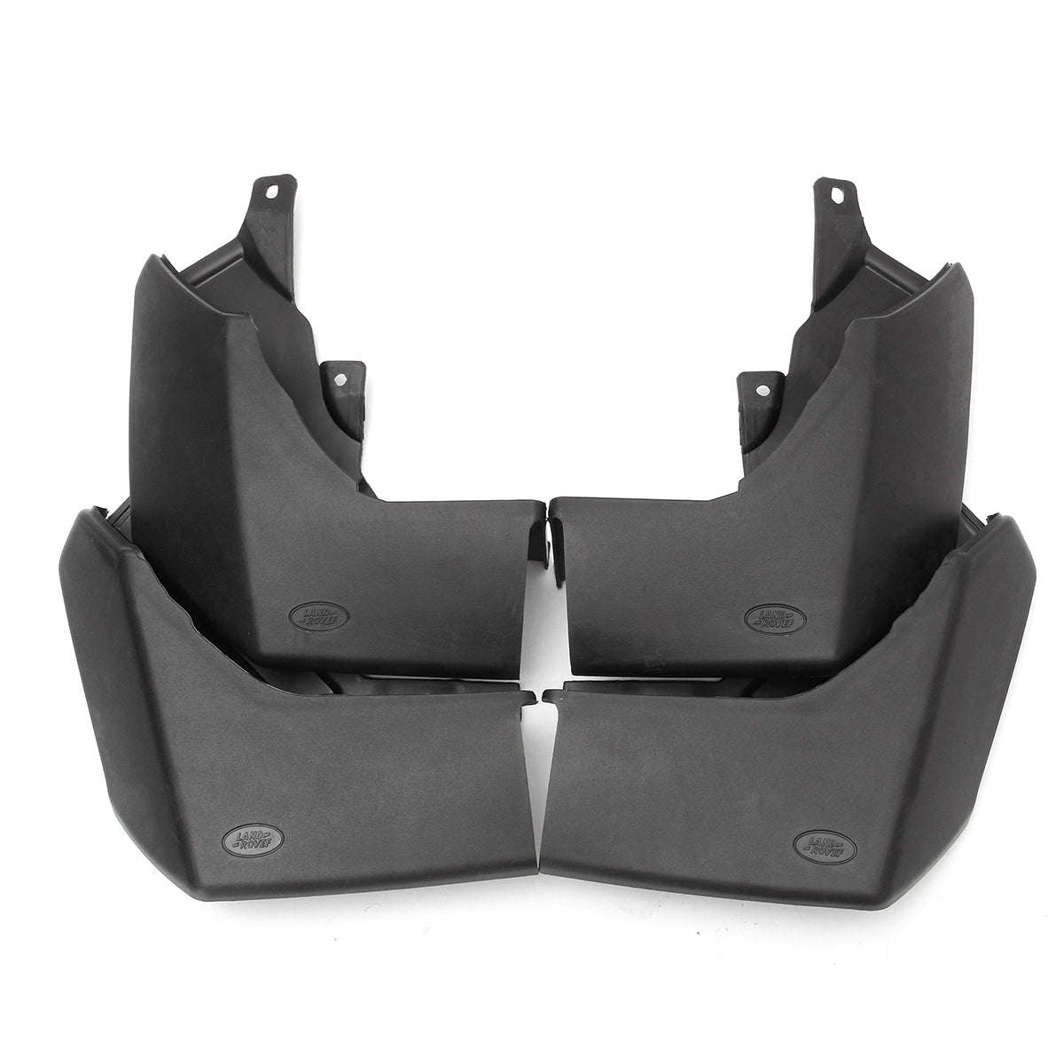 4pcs Black Plastic Front Rear Mud Guards For Land Rover Discovery 3 2004-2008