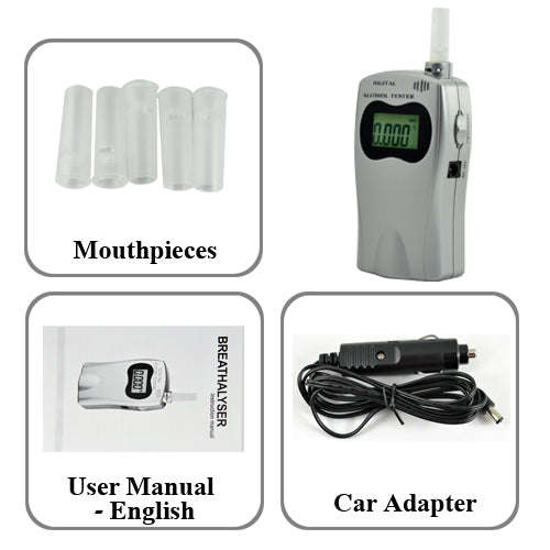 Breathalyzer Alcohol Tester Deluxe