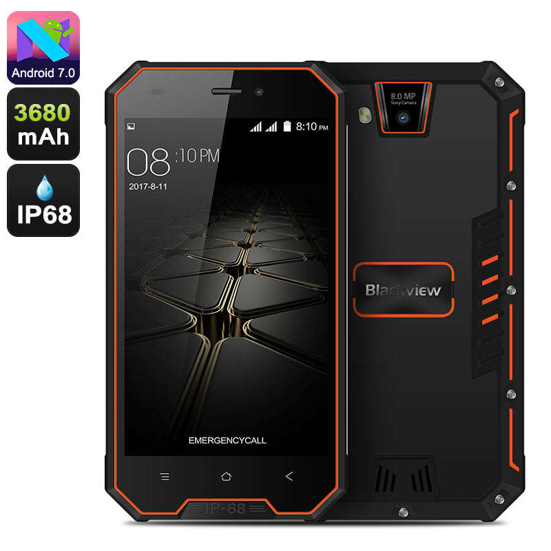 Blackview BV4000 Pro Rugged Phone (Orange)
