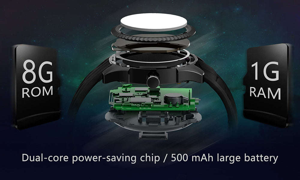 No.1 D7 Bluetooth Watch Phone (Silver)