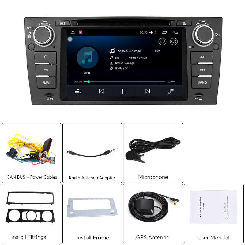 BMW 3 Series 1 Din Android Car Stereo