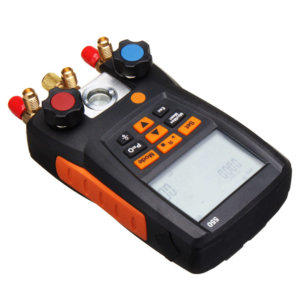 Testo 550 Electronic Refrigerant Meter Temperature Tester Digital Manifold Kit Tester for 0563 1550