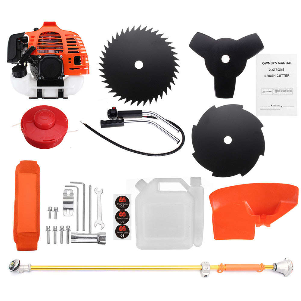 Multi Powerful Lawnmower 52cc Gasoline Brush Cutter 4 In 1 Grass Trimmer Strimmer Cutter