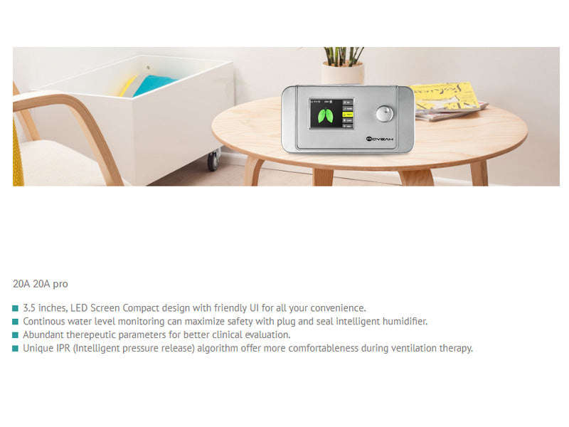 MOYEAH CPAP Ventilator (White 2GEN)