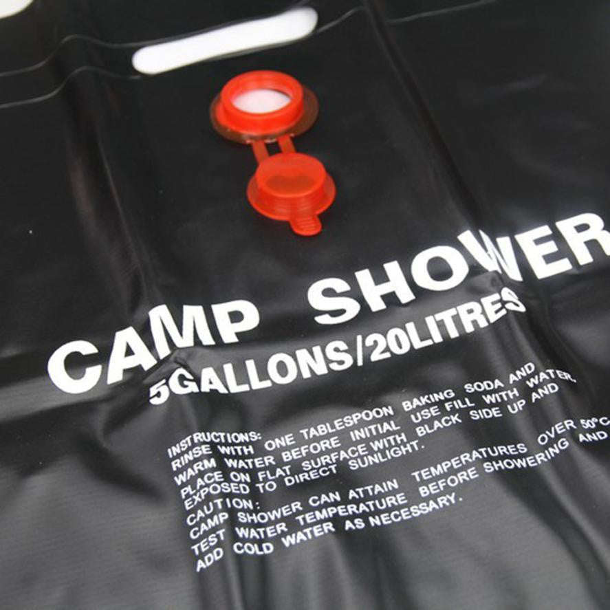 20L Outdoor Camping Solar Shower Bag