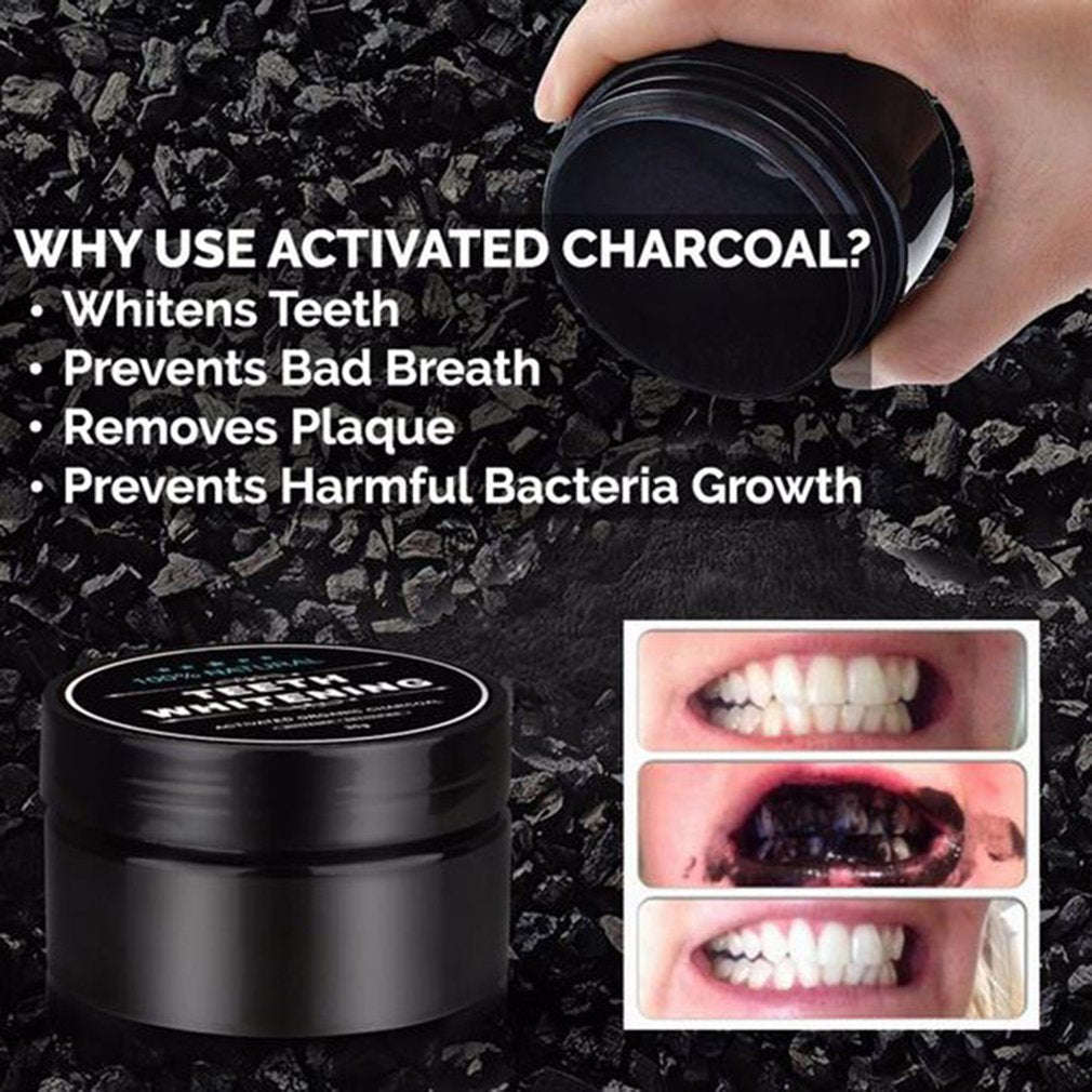 30g 100% Natural Teeth Whitening Activated Organic Charcoal Powder